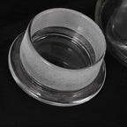 Large Glass Storage Jar with Airtight Sealed Lid Wide Opening Transparent Container for Coffee Beans Cookies Candy Sugar Spice and Pantry Organization - Image 2
