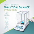 LICHEN Lab Scale High Precision Scale Accuracy 0.0001g Lab Digital Analytical Balance Electronic Balance for Laboratory Pharmacy Jewelry (120g, 0.1mg) - Image 2