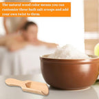 100 Pack Mini Wooden Spoons for Jars Small Bath Salt Bamboo Spoons Bulk Small Scoop Mini Scooper Wooden Candy Spoon Washing Powder for Sugar Scrubs, Bath Salts, Cooking - Image 4