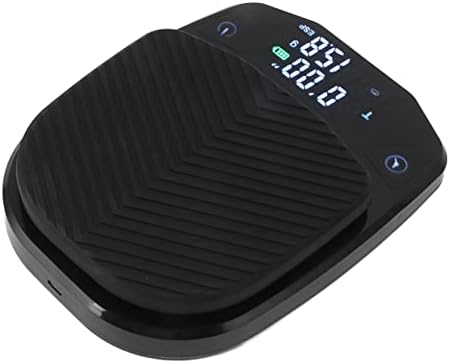 Smart Hand Coffee Electronic Scale with Timer, High Accuracy Digital Kitchen Scale, 450mAh Rechargeable, Black, for Drip Coffee, Pour Over, Tea, and Baking - Image 2