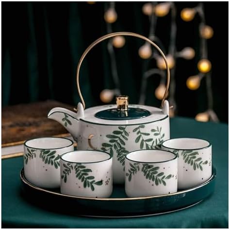 Porcelain Tea Sets Luxury Teapot Coffee Cup Set Tea Tray Teacup Set with Tray Teapot Set - Image 4