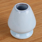BambooMN Brand - Matcha Ceramic Set - Matcha Bowl and Whisk Holder - 10 Sets Shimmering Blue - Image 3