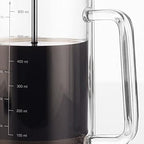 Decdeal Double Walled French Coffee Maker Borosilicate Glass Coffee Pot - Image 3