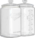 Ritayedet 2 Pack 1.5 Gallon Glass Jar with Lid, Wide Mouth Mason Jar by Ritayedet