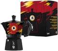 Bialetti Caffettiera Moka Express Roma, Not Suitable for Induction Hobs, Aluminium, Silver, 3 Cups (130 ml) by Bialetti