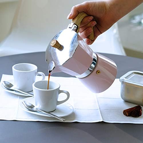Gnali & Zani VEZ006/IND/GREEN Venezia - Coffee Maker Green, 6 Tassen Espresso, Aluminium - Image 3