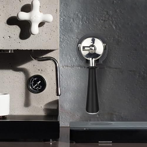 Portable Coffee Portafilter Holder for 51mm and 54mm Portafilters, ABS Wall Rack with Paste or Nail Mount - Image 7