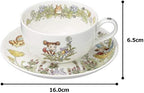 Noritake T97285A/4660-2 Milk Tea Cup & Saucer, 11.8 fl oz (325 cc), My Neighbor Totoro, Dandelion, Microwave Safe, 1 Guest, Bone China - Image 7