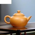 Tea Pots For Loose Tea 110ML Purple Clay Teapots Handmade Pot Raw Ore Section Mud Tea Maker Kettle with Infuser Chinese Zisha Tea Set Chinese Teapot Tea Infuser Pot - Image 6