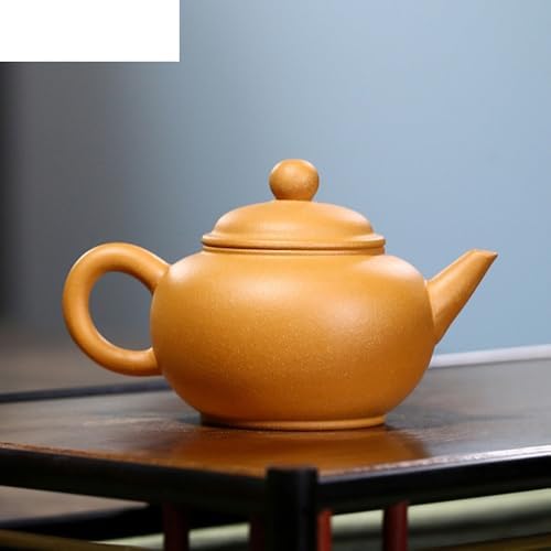 Tea Pots For Loose Tea 110ML Purple Clay Teapots Handmade Pot Raw Ore Section Mud Tea Maker Kettle with Infuser Chinese Zisha Tea Set Chinese Teapot Tea Infuser Pot - Image 6