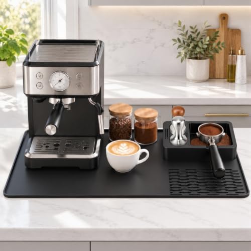 Silicone Coffee Mat with Tamping Station - Espresso Accessories - Image 7