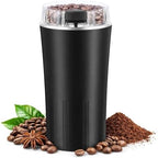 One-Touch Electric Coffee Grinder, Portable Multi-Grain Blending & Powdering Machine with Stainless Steel Blade for Beans Spices Herbs Tea, Cleaning Brush Included by Unknown