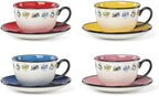 Lenox Chef Snoopy Porcelain Tea Cup and Saucer Set for 4 - Image 2
