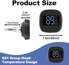 LCD Digital Group Head Thermometer for E61 Espresso Coffee Machines – Compatible with Rocket Espresso & All E61 Group Head Systems - Image 3