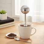 Stainless Steel Tea Infuser Ball with Fine Mesh, Snap-Lock Closure for Loose Leaf Tea in Mugs & Teapots (1 Count) - Image 3