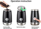 DR MILLS DM-7445 Coffee Grinder Electric,Spice and Herb Grinder, Blade & Cup Made with SUS304 Stainless Steel Food Grinders Electric - Image 2