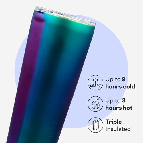 Corkcicle Insulated Tumbler with Sliding Lid, 24 oz, Dragonfly - Image 3
