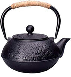 Japanese Tetsubin Tea Kettle Cast Iron Teapot with Stainless Steel Infuser by SGSG