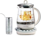 BUYDEEM K2683 Health-Care Beverage Tea Maker and Kettle, 9-in-1 Programmable Brew Cooker Master, 1.5 L, Spruce Blue by BUYDEEM