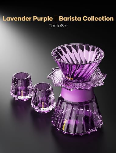 Cocinare Barista Pour Over Coffee Set, Dripper, Server & 2 Tasting Cups - Image 3