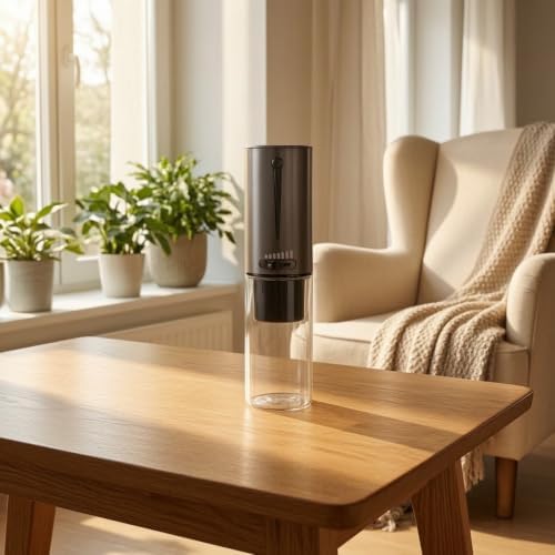 predolo Slow Extraction Cold Brew System | Compact Vertical Design, Ice Drop Brewer with Slider, Maker with Glass Chamber, for Home, Baristas - Image 4