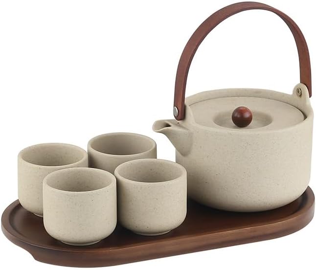 Water Pitcher Ceramic Cold Water Cup teapot Tea Separation Large teapot Home Office Health Pot Tea Set Water Jug by Unknown