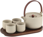 Water Pitcher Ceramic Cold Water Cup teapot Tea Separation Large teapot Home Office Health Pot Tea Set Water Jug by Unknown