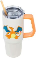 Silver Buffalo Pokemon Charizard Fire Type Stainless Steel Tumbler, 30oz - Image 3