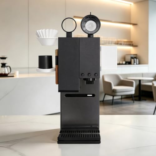 Coffee Organizer Compatible with xBloom Grinder, Modular Accessory Holder, Multi Function Mount Rack for Home Coffee Bar and Workstation Storage (White Right Hand) - Image 2