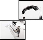 DOITOOL Stainless Steel Water Bottle 5L Stovetop Whistling Tea Pot with Handle Stainless Steel Teapot Tea Kettle Large Capacity Heating Water Kettle Kitchen Accessory For Home Restaurant () Stove - Image 7