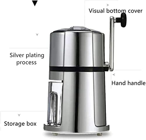 Manual Ice Crusher With，Ice Crusher ，Manual Rotary Ice Crusher，Crushes Ice to Your Desired Fineness ，Non-Slip Easy to Use Ice Crusher Hand Crank - Image 6