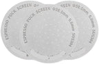 Titanium Coating Espresso Puck Screen 51/53/58.5mm Reusable Metal Filter 0.8mm Thickness Lower Shower Screen(3pcs 58.5mm) by Unknown