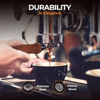 54mm Bottomless Portafilter Breville Compatible 54mm Portafilter with Unique USA Flag Engraving - Enrich Your Coffee Espresso Shot with Our Naked Lightweight Breville Bottomless Portafilter - Image 6