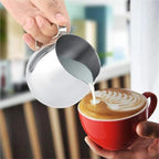 Milk Frother Cup Stainless Steel 10oz Stainless Steel Milk Frothing Pitcher – 300ml Precision Spout for Latte Art(300ml-iridescent) - Image 7