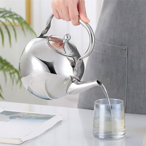 Thickened Stainless Steel Teapot with Removable Infuser for Restaurants Home Use(1.2L) - Image 4