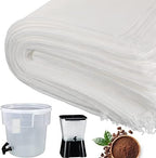 Tegeme 150 PCS Brew Bags, 16" x 12" Large Cold Coffee Filter Bags by Tegeme