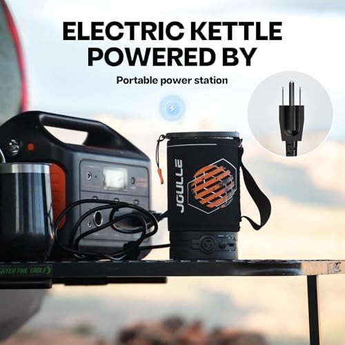Portable Camping Coffee Maker, Electric French Press, Travel Kettle, 120V - Image 5