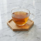 HOIGON 30 Pack Bamboo Coasters, 4 Inch Natural Wooden Coasters, Hexagonal Bamboo Tray Saucer Set for Drinks, Crafts, Succulents - Image 6