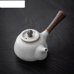 Tea Pots For Loose Tea 180ml Handmade Teapot Household Side Handled Teapot Ancient Filter Pot Tea Maker Kettle Tea Ceremony Chinese Teapot Tea Infuser Pot - Image 2