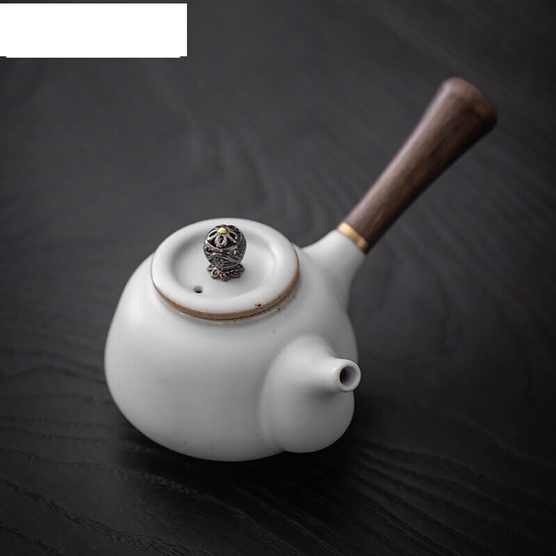 Tea Pots For Loose Tea 180ml Handmade Teapot Household Side Handled Teapot Ancient Filter Pot Tea Maker Kettle Tea Ceremony Chinese Teapot Tea Infuser Pot - Image 2