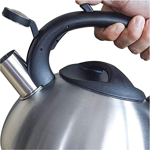 Whistling Kettle Tea Kettle Stovetop Modern Whistling Teapot Stainless Steel Teakettle Tea Pots for Stove Top with High-Temp Resistant Coated Lacquer - Image 3
