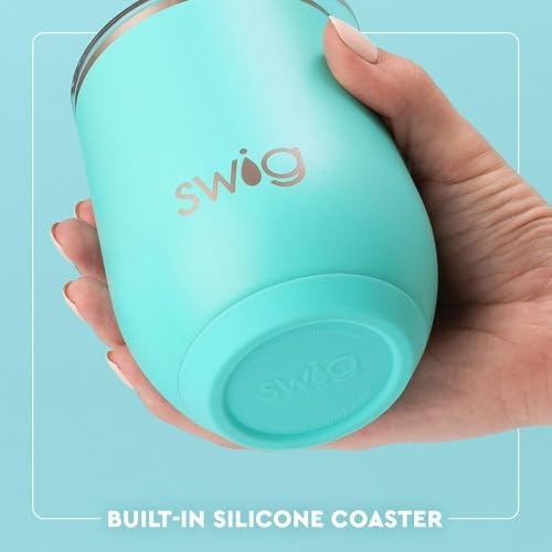 Swig Life 12oz Insulated Wine Tumbler with Lid, Busy Bee - Image 5