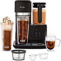 Mr. Coffee 3-in-1 Single-Serve Iced and Hot Coffee/Tea Maker with Blender with Reusable Filter, Scoop, Recipe Book, 2 Tumblers, Lids and Straws, Black by MrCoffee