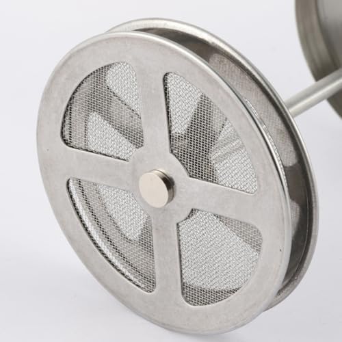 Manual Milk Frother Cup 600ml Stainless Steel Hand Pump - Image 3