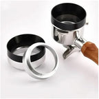 51mm 53mm 58mm Aluminum Coffee Dosing Ring Magnetic Funnel Accessories(Black 58MM) - Image 4
