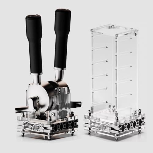 Desktop Espresso Portafilter Bracket, Filter Basket Stand Holder, Aluminum Alloy Base and Acrylic Bracket, for 58mm Espresso Machines and 58mm Coffee Puck Screens by Unknown