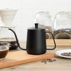 Restaurantware Pour Over Kettle Pack of 1 Stainless Steel 20 oz Precision Spout Gooseneck Coffee Kettle With Ergonomic Handle, Corrosion-Resistant for Artisan Brewing, Black - Image 6