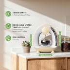 Pods and Grounds Single Serve Coffee Maker,Brew in 1 minute - Image 2