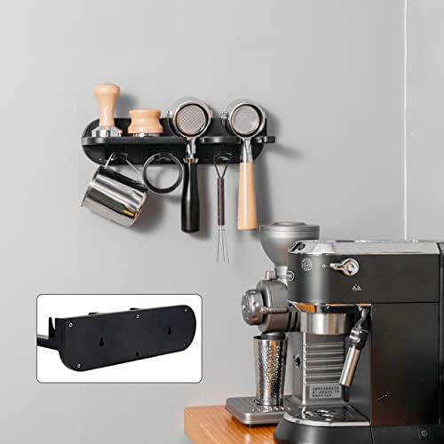 Wall Shelves Coffee Storage Rack Handle Ear Bracket Portafilter Handle Hanger Self-Adhesive Tool Coffee Portafilter Holder Espresso Tools - Image 7