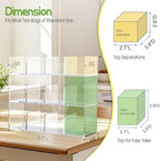 Jumyee 12 Compartment Acrylic Tea Bag Organizer Display - Image 3